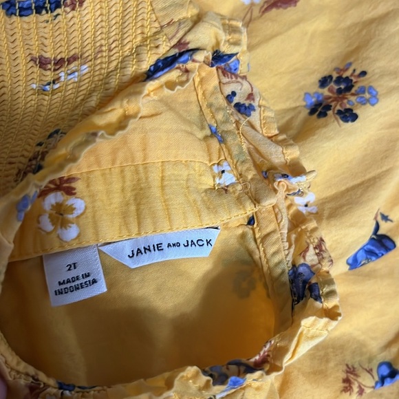 Janie and Jack The Hannah Floral Smocked Dress - Picture 7 of 11
